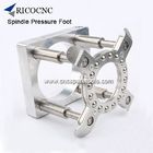 CNC router parts DIY Spindle Clamp Hold Downs Auto Pressure Foot Plates supplier
