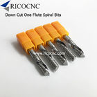 Single Edge 'O' Flute Down Cut Spiral End Mills for Honeycomb Panel Cutting supplier