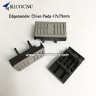 Edgebanding machine 47x79mm Conveyance Chain Track Pads for Comeva Compacta 4 Edge Bander supplier