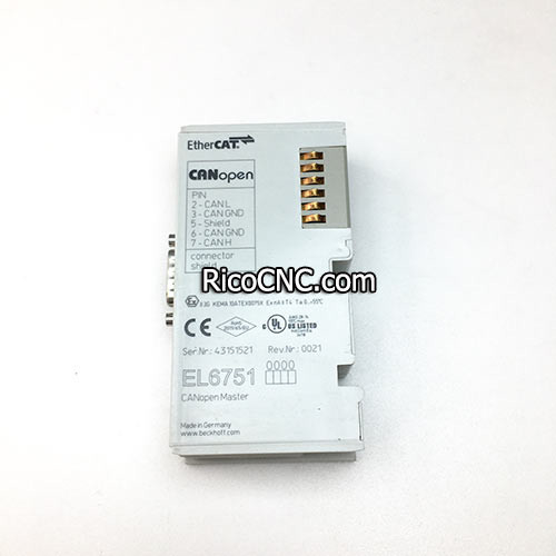 Beckhoff EtherCAT Terminal EL6751 with Master Slave Terminal for CANopen supplier