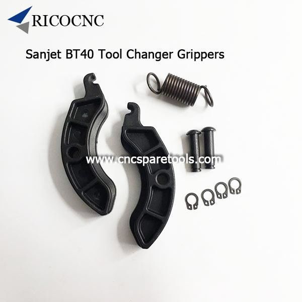 Taiwan Sanjet BT40 cnc tool holder changer gripper forks for Spring Plastic Replacement supplier