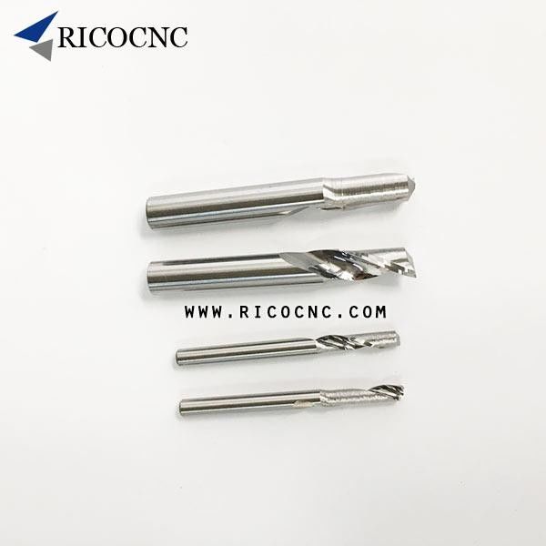 CNC cutting tools single flute up cut Carbide CNC Router Bits for Aluminium supplier